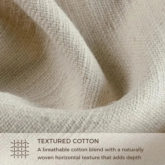 Cotton Blend Drapery Pleated | Cloe -TWOPAGES