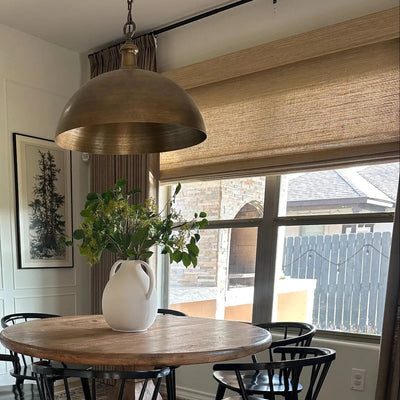 Lay Natural Ramie Bamboo Woven Shade - Coconut- -TWOPAGES CURTAINS