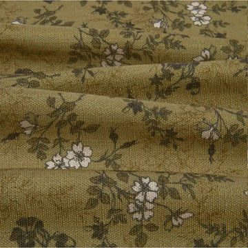Sara Le Print Linen Pleated Cafe Curtains -TWOPAGES