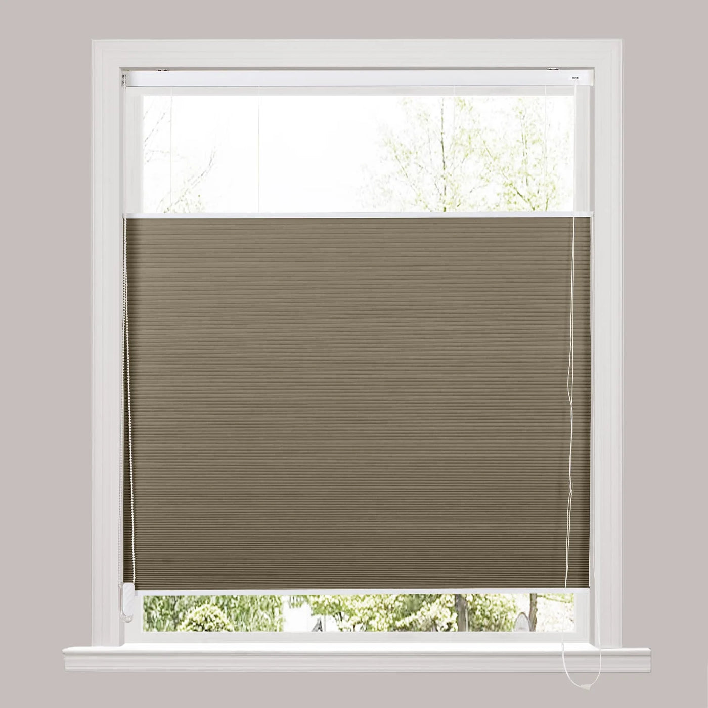 Sanford Top Down Bottom Up  Blackout Cellular Shades Cord Lift TWOPAGES