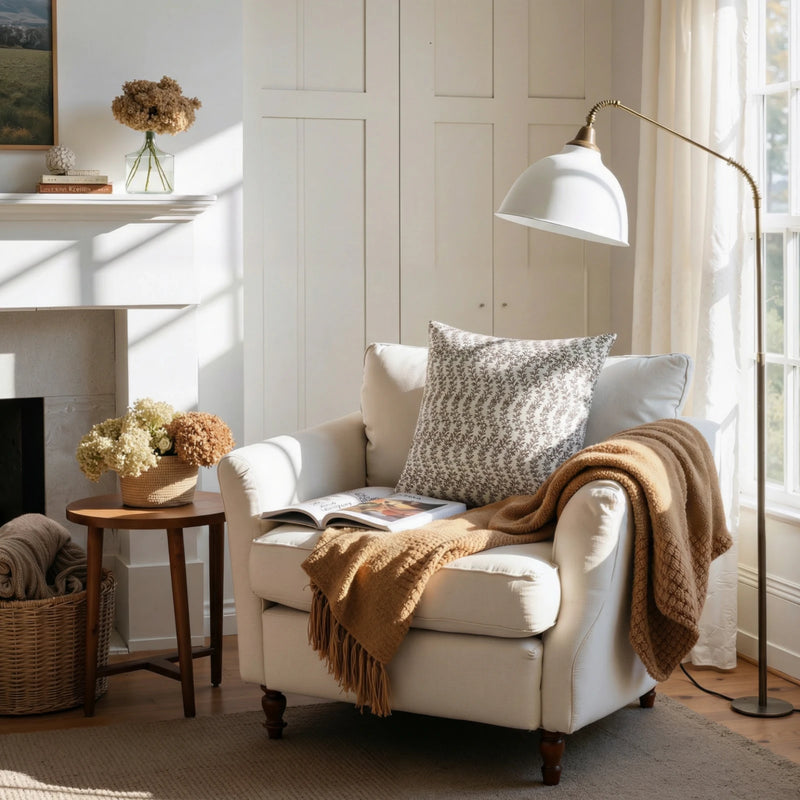 Britt Bengoechea Print Linen Cotton Pillow Cover