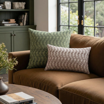 Britt Bengoechea Print Linen Cotton Pillow Cover