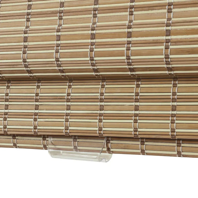 Sybil Bamboo Roman Shade - Dark Khaki TWOPAGES CURTAINS
