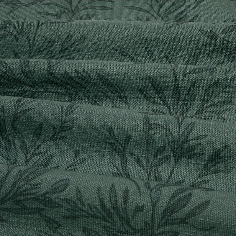 Sara Le Print Linen Pleated Cafe Curtains -TWOPAGES