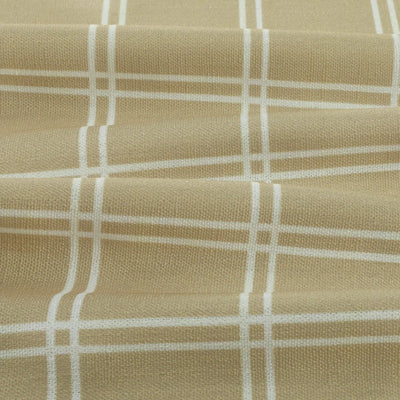 Stefana Silber Print Linen Blend Curtain Drapery Pleated -TWOPAGES