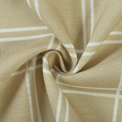 Stefana Silber Print Linen Blend Curtain Drapery Pleated -TWOPAGES