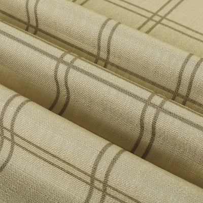 Stefana Silber Print Linen Blend Curtain Drapery Pleated -TWOPAGES