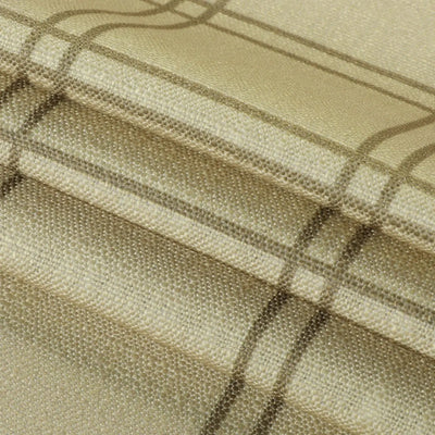 Stefana Silber Print Linen Blend Curtain Drapery Pleated -TWOPAGES