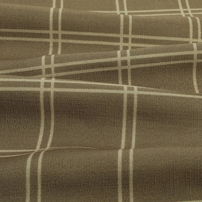 Stefana Silber Print Linen Blend Curtain Drapery Pleated -TWOPAGES