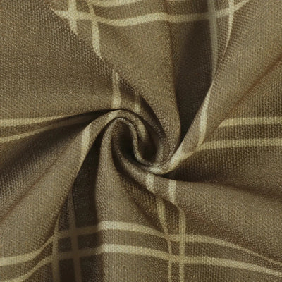 Stefana Silber Print Linen Blend Curtain Drapery Pleated -TWOPAGES