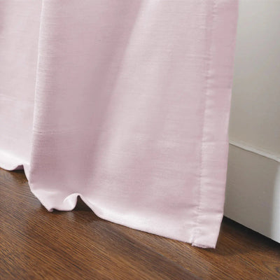 Veda Luster Cotton Velour Drapery Pleated -TWOPAGES