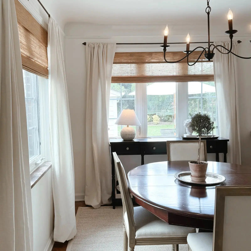 Jawara Luxury Linen Cotton Curtain Soft Top -TWOPAGES