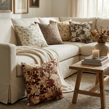 Britt Bengoechea Print Linen Cotton Pillow Cover