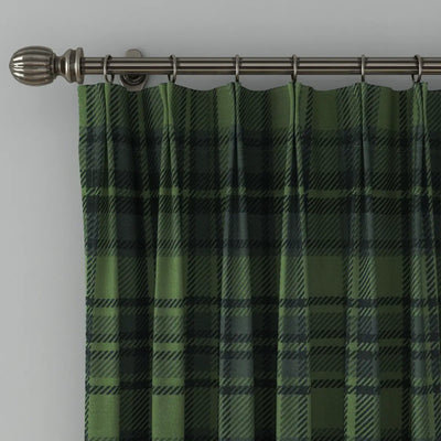 Sara Le Print Linen Cafe Curtains Pleated -TWOPAGES