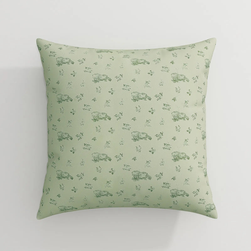 MS. MAVERICK MUSE x TWOPAGES Print Linen Cotton Pillow Cover