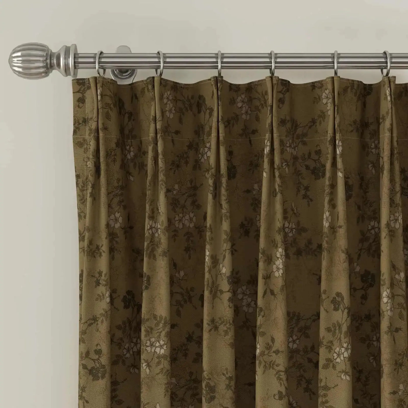 Sara Le Print Linen Cafe Curtains Pleated -TWOPAGES