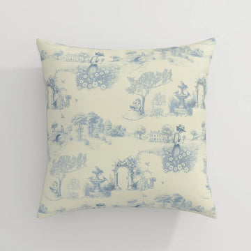 MS. MAVERICK MUSE x TWOPAGES Print Linen Cotton Pillow Cover
