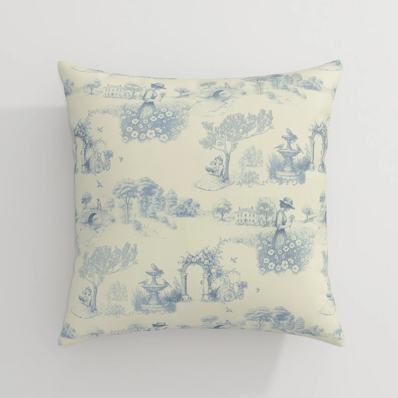 MS. MAVERICK MUSE x TWOPAGES Print Linen Cotton Pillow Cover