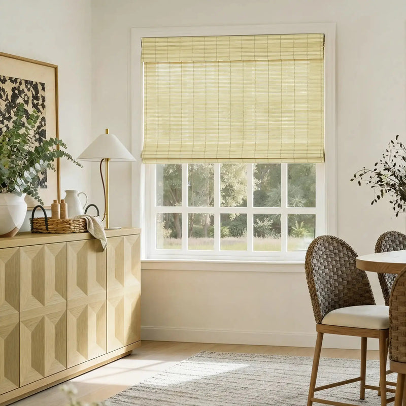 Rae Natural Bamboo Woven Shades - Series S- -TWOPAGES CURTAINS