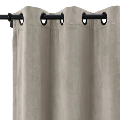 TWOPAGES Birkin Velvet Curtain Grommet- -TWOPAGES