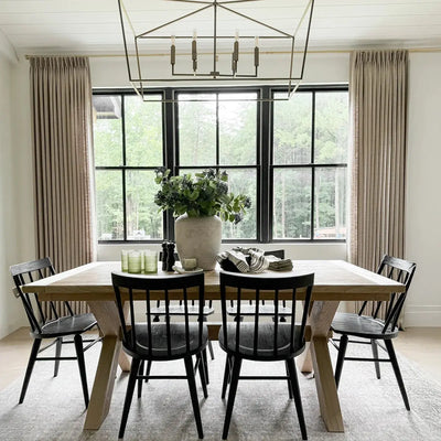 Liz Linen Ready Made Privacy Curtains Pinch Pleat Unlined -TWOPAGES