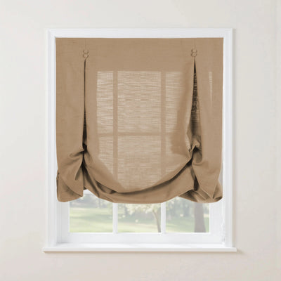 Isabella Cotton Tulip Roman Shade Cord Lift