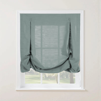 Isabella Cotton Tulip Roman Shade Cord Lift