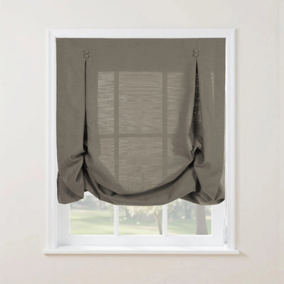 Isabella Cotton Tulip Roman Shade Cord Lift