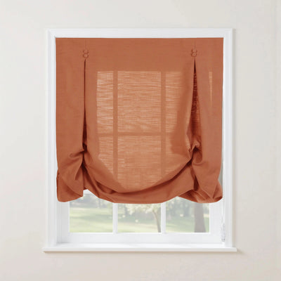 Isabella Cotton Tulip Roman Shade Cord Lift