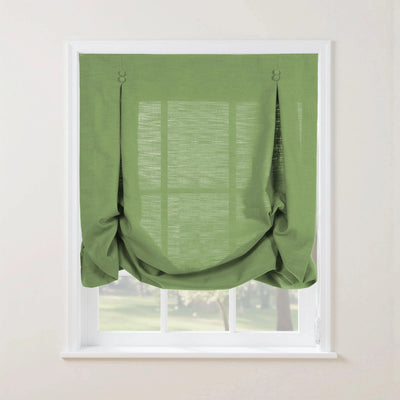 Isabella Cotton Tulip Roman Shade Cord Lift