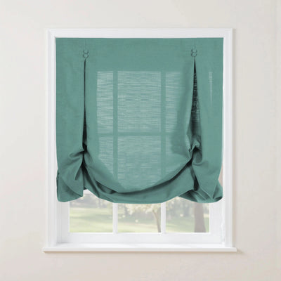 Isabella Cotton Tulip Roman Shade Cord Lift