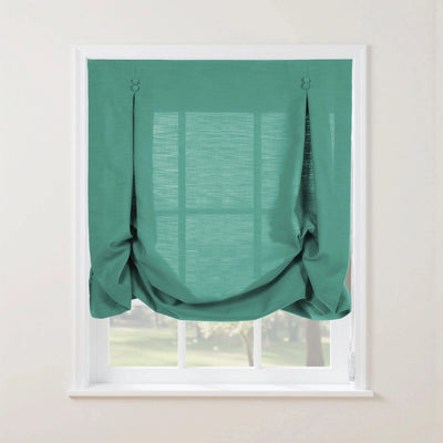 Isabella Cotton Tulip Roman Shade Cord Lift