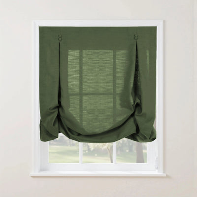 Isabella Cotton Tulip Roman Shade Cord Lift