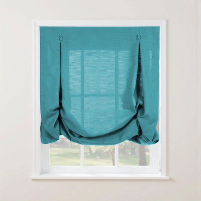 Isabella Cotton Tulip Roman Shade Cord Lift