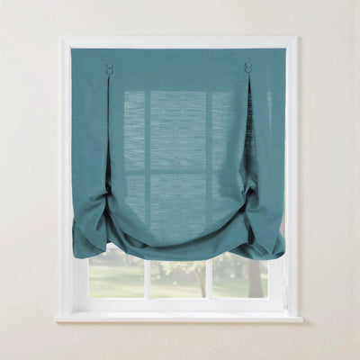 Isabella Cotton Tulip Roman Shade Cord Lift