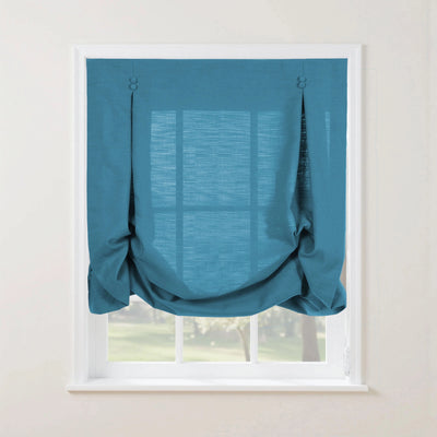 Isabella Cotton Tulip Roman Shade Cord Lift