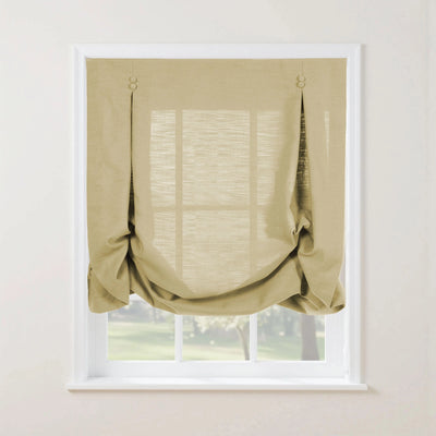 Isabella Cotton Tulip Roman Shade Cord Lift