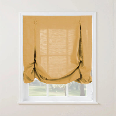 Isabella Cotton Tulip Roman Shade Cord Lift
