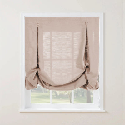 Isabella Cotton Tulip Roman Shade Cord Lift