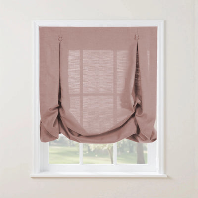 Isabella Cotton Tulip Roman Shade Cord Lift