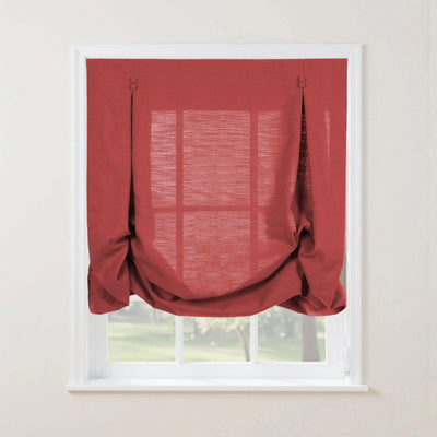 Isabella Cotton Tulip Roman Shade Cord Lift