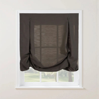 Isabella Cotton Tulip Roman Shade Cord Lift