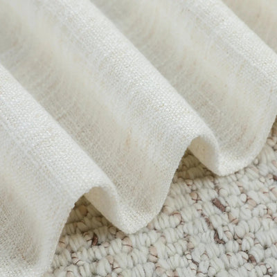 Liz Linen Curtains with Border Trim (Sold per Pair) -TWOPAGES