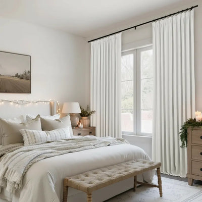 Lila 100% Blackout Drape Pleated -TWOPAGES