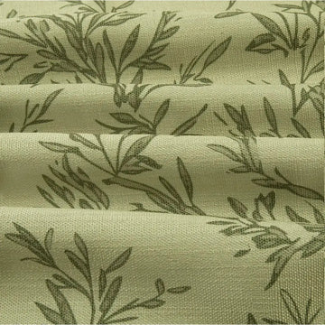 Sara Le Print Linen Pleated Cafe Curtains -TWOPAGES