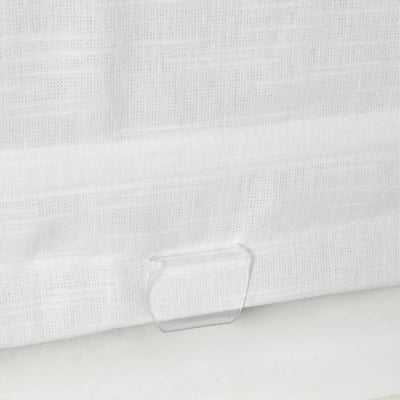 Custom Linen Roman Shade Cordless