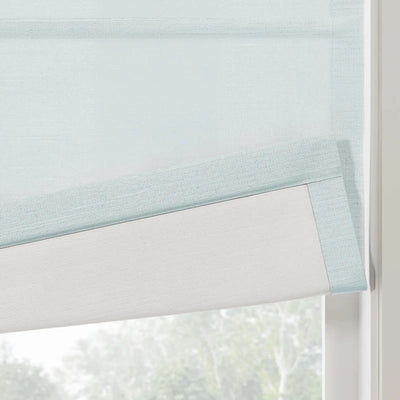 Jawara Linen Cotton Roman Shade Cordless- -TWOPAGES
