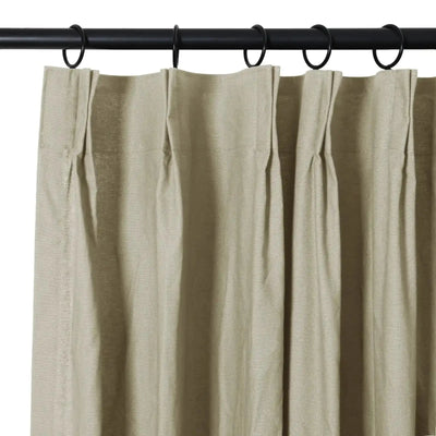 Andy 100% Cotton Drapery Pleated- -TWOPAGES