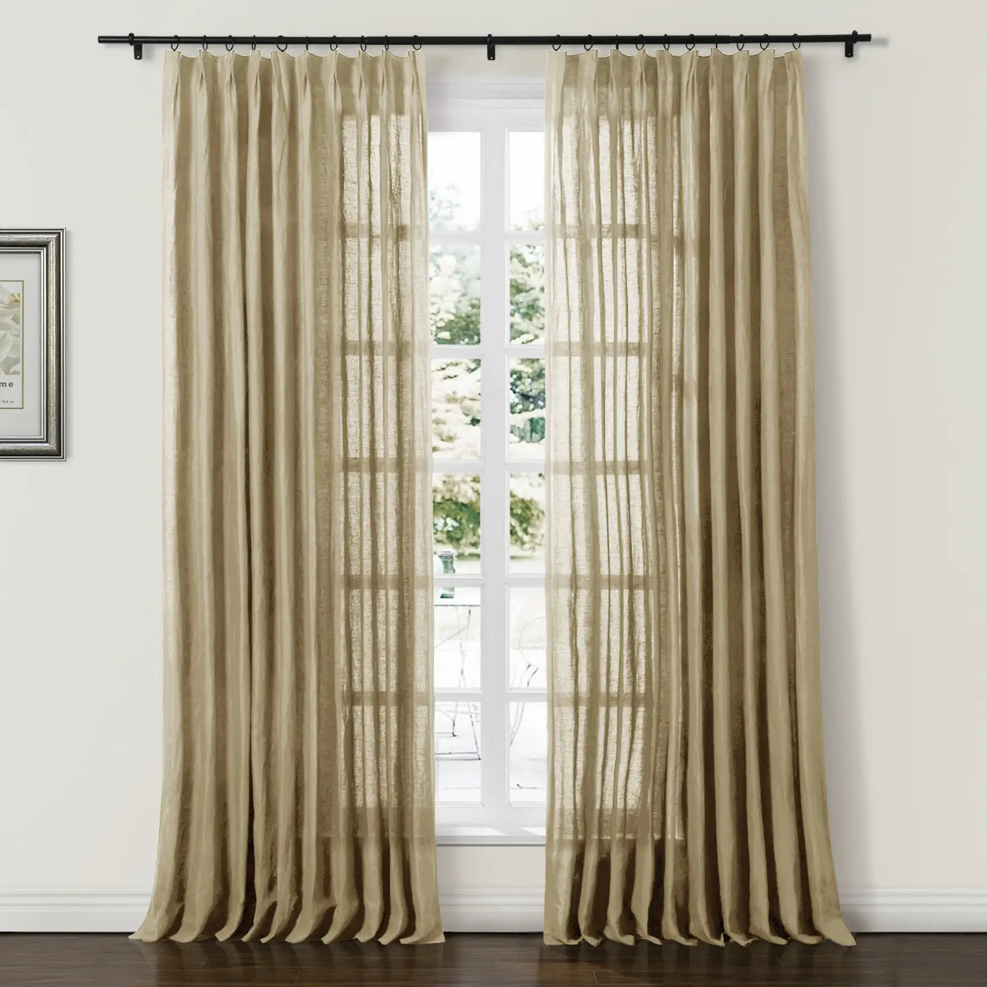 Doris 100% Linen Curtain Soft Top TWOPAGES