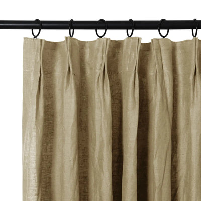 Doris 100% Linen Curtain Soft Top TWOPAGES